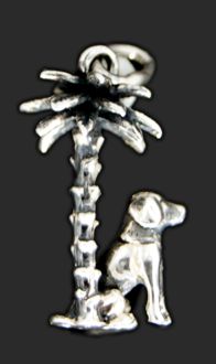 Presa canario en plata